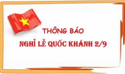 Thông báo nghỉ lễ Quốc Khánh 02/09