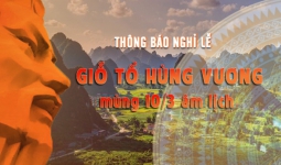 Thông báo nghỉ Lễ Giỗ Tổ Hùng Vương
