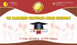 Thông báo nhận áo thụng tham gia Chương trình trao chứng chỉ đợt 2/2018