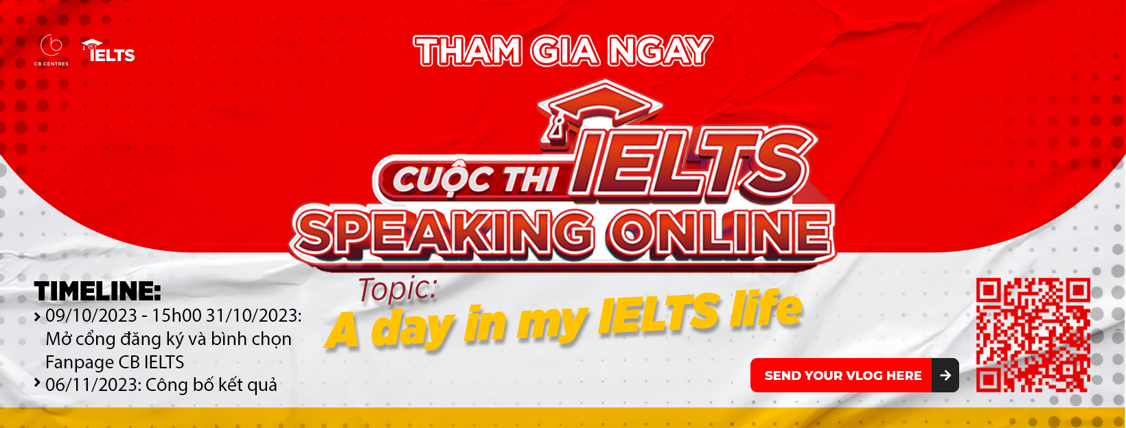 THÔNG BÁO CUỘC THI IELTS SPEAKING ONLINE TRÊN FANPAGE CB IELTS