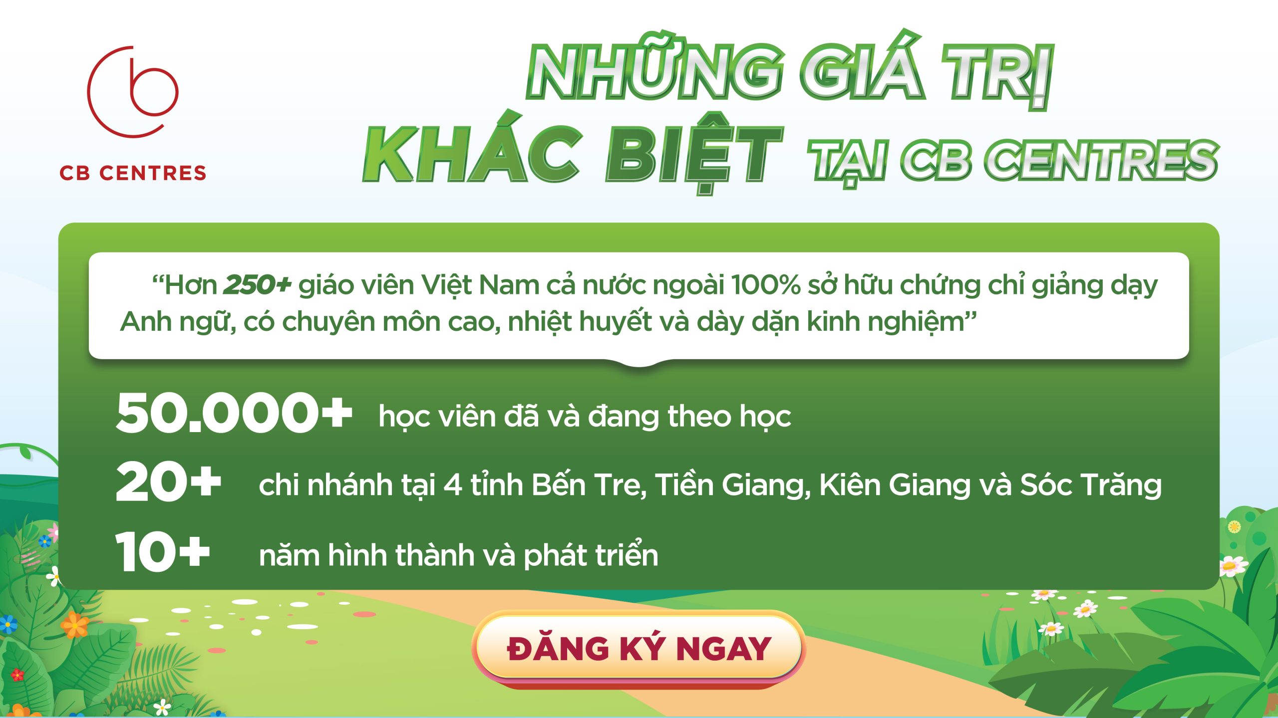 CB Centres là lựa chọn đúng đắn để học tiếng Anh