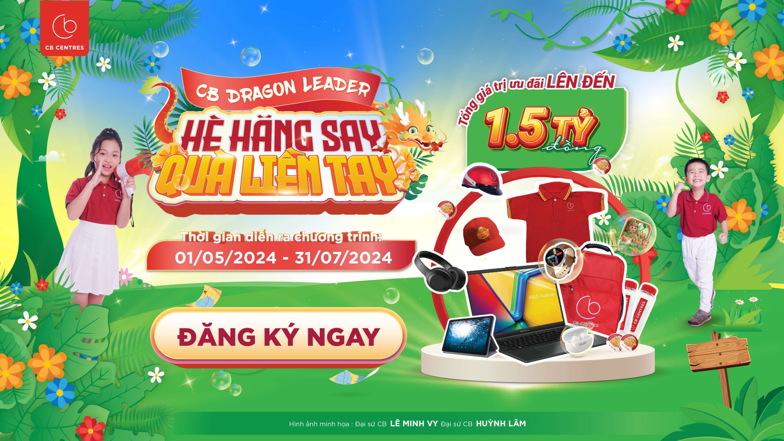 CHÀO HÈ 2024: CB DRAGON LEADER – HÈ HĂNG SAY QUÀ LIỀN TAY CÙNG CB CENTRES