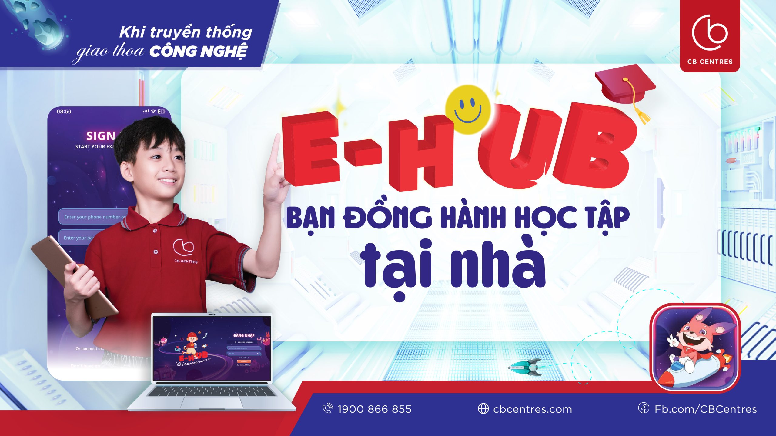 E-hub bạn đồng hành học tập tại nhà
